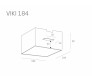Cветодиодный светильник VIKI для потолков Грильято VIKI 184.15